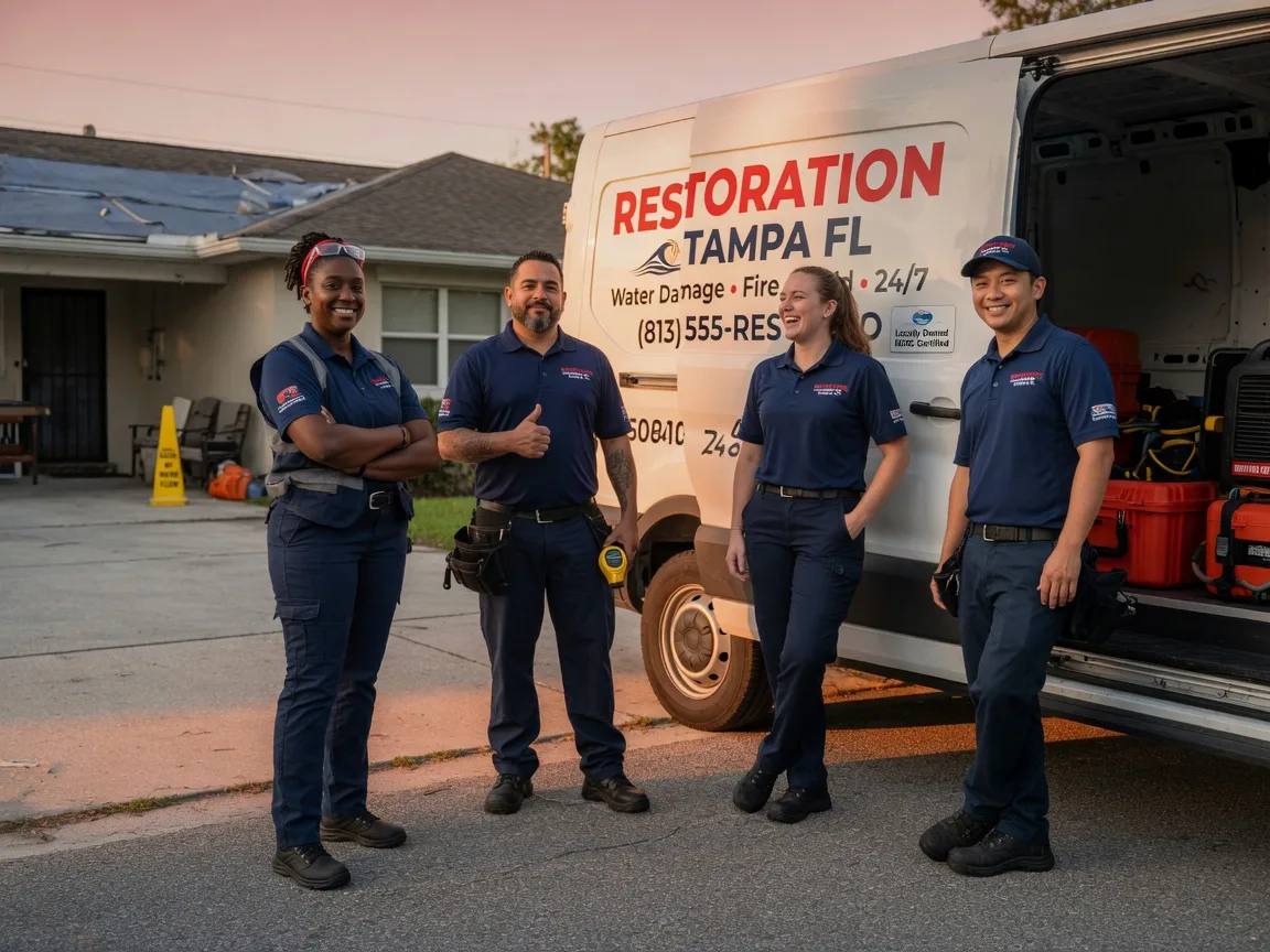 Water Damage Restoration company in Pleasantville, IA